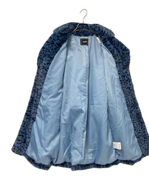 X-GIRL（エックスガール）X-GIRL (エックスガール) ボアコート ブルー×ブラック サイズ:1 未使用品の古着・服飾アイテム