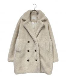 ACYM（アシーム）の古着「テディボアミドルコート」｜アイボリー