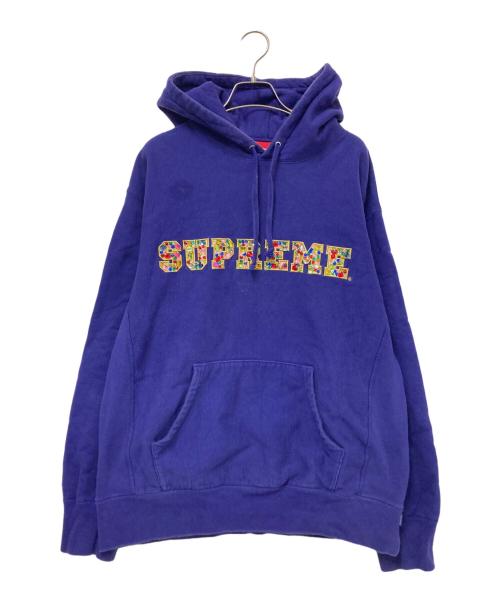 SUPREME（シュプリーム）SUPREME (シュプリーム) Jewels Hooded Sweatsshirt パープル サイズ:Mの古着・服飾アイテム