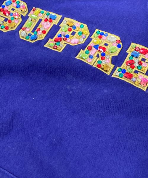 SUPREME（シュプリーム）SUPREME (シュプリーム) Jewels Hooded Sweatsshirt パープル サイズ:Mの古着・服飾アイテム