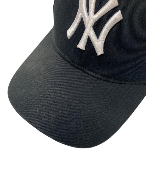 GUCCI（グッチ）GUCCI (グッチ) MLB (エムエルビー) NYヤンキース バタフライ刺繍 ベースボールキャップ ブラック サイズ:下記参照の古着・服飾アイテム