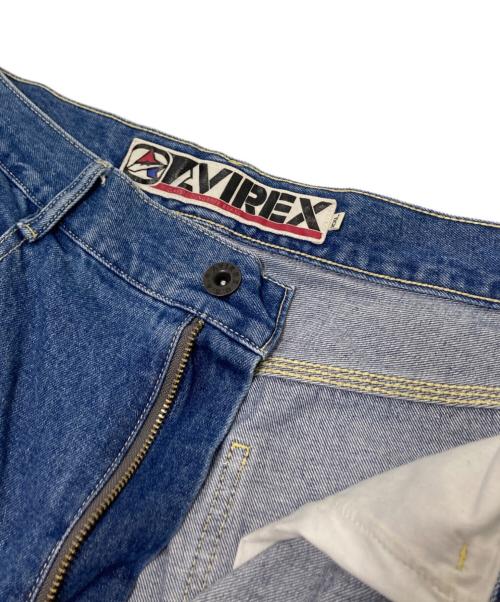 AVIREX（アヴィレックス）AVIREX (アヴィレックス) デニムペインターパンツ インディゴ サイズ:2XLの古着・服飾アイテム