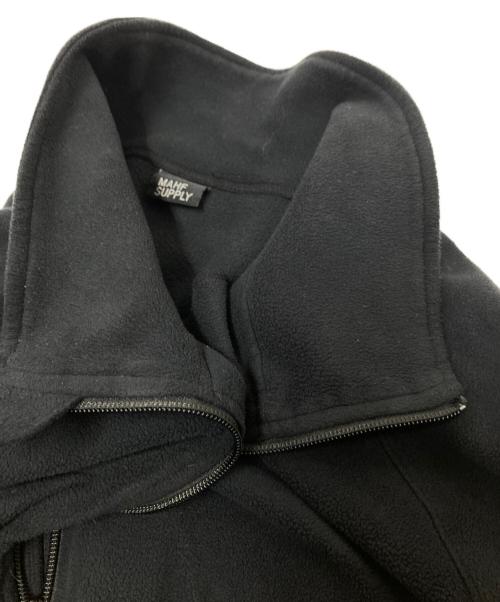 MAHF SUPPLY（マーフ サプライ）MAHF SUPPLY (マーフ サプライ) フリースプルオーバー ブラック サイズ: Lの古着・服飾アイテム