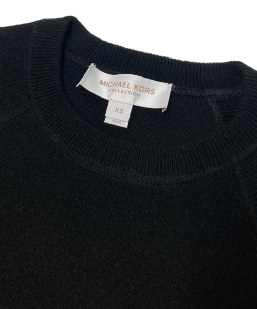 MICHAEL KORS（マイケル・コース）MICHAEL KORS (マイケル・コース) デザインニット ブラック サイズ:XSの古着・服飾アイテム