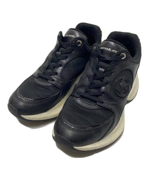 MICHAEL KORS（マイケル・コース）MICHAEL KORS (マイケル・コース) ローカットスニーカー ブラック×ホワイト サイズ:下記参照の古着・服飾アイテム
