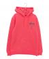 stussy（ステューシー）の古着「プルオーバーパーカー」｜ピンク
