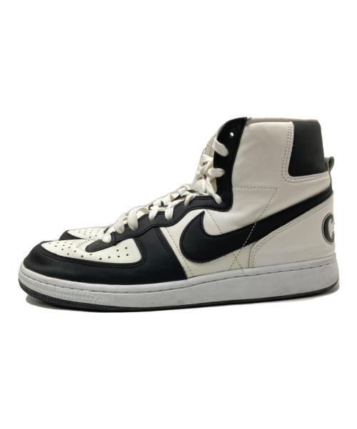 NIKE（ナイキ）NIKE (ナイキ) COMME des GARCONS (コムデギャルソン) ハイカットスニーカー ホワイト×ブラック サイズ:28.0cmの古着・服飾アイテム