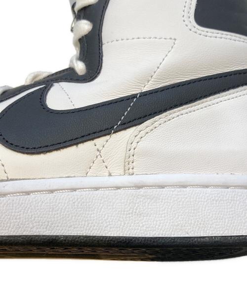 NIKE（ナイキ）NIKE (ナイキ) COMME des GARCONS (コムデギャルソン) ハイカットスニーカー ホワイト×ブラック サイズ:28.0cmの古着・服飾アイテム