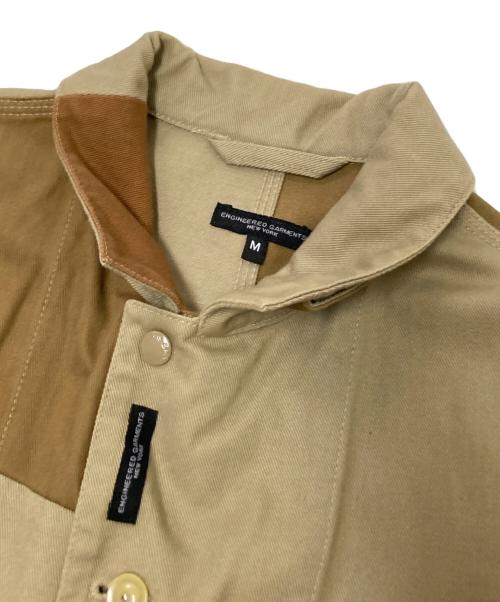 Engineered Garments（エンジニアド ガーメンツ）Engineered Garments (エンジニアド ガーメンツ) LOGGER JACKET-6.5Z TWILL ブラウン×ベージュ サイズ:Mの古着・服飾アイテム
