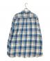 BEAMS PLUS (ビームスプラス) コットンリネンツイル ボタンダウンシャツ ブルー サイズ:XL：4000円