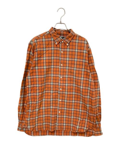 BEAMS PLUS（ビームスプラス）BEAMS PLUS (ビームスプラス) ネルシャツ オレンジ サイズ:XLの古着・服飾アイテム