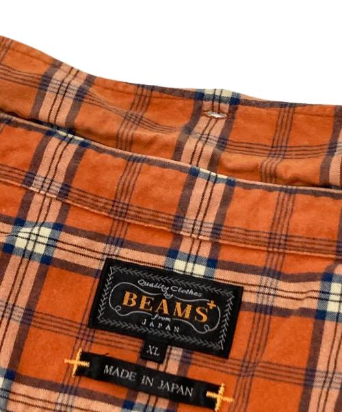 BEAMS PLUS（ビームスプラス）BEAMS PLUS (ビームスプラス) ネルシャツ オレンジ サイズ:XLの古着・服飾アイテム