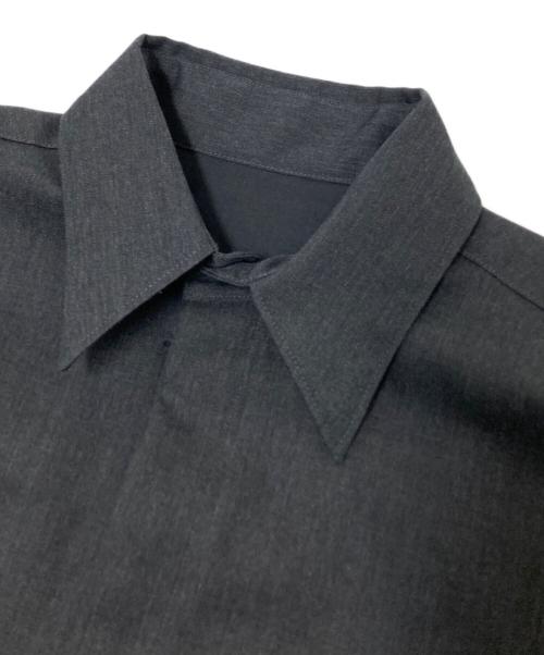 LAPIIS（ラピス）LAPIIS (ラピス) HEAVY WOOL GABARDINE SHORT SHIRT JACKET グレー サイズ:1 未使用品の古着・服飾アイテム