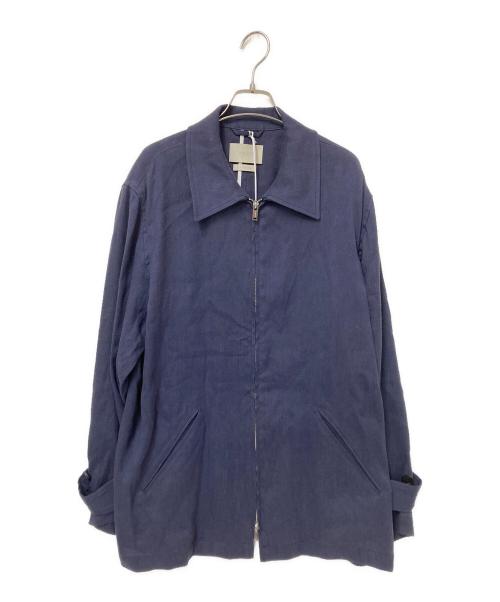 YOKE（ヨーク）YOKE (ヨーク) INEN ZIP BLOUSON ブルー サイズ:2の古着・服飾アイテム