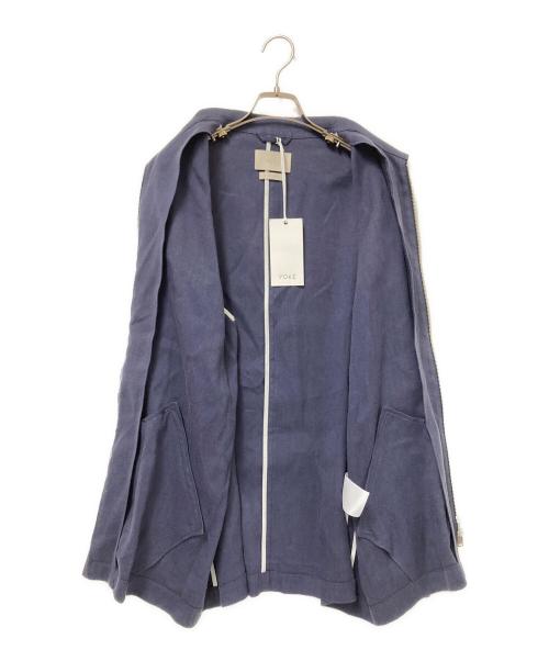 YOKE（ヨーク）YOKE (ヨーク) INEN ZIP BLOUSON ブルー サイズ:2の古着・服飾アイテム