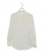 Demi-Luxe Beamsデミルクス ビームス）の古着「フリルブラウス」｜ホワイト