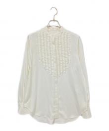 Demi-Luxe Beams（デミルクス ビームス）の古着「フリルブラウス」｜ホワイト