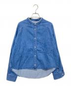 BLANCブラン）の古着「パールボタンデニムシャツ」｜インディゴ