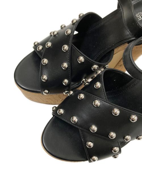 MICHAEL KORS（マイケル・コース）MICHAEL KORS (マイケル・コース) SELAH STUD PLATFORM ブラック サイズ:6.5Mの古着・服飾アイテム