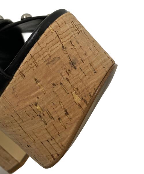 MICHAEL KORS（マイケル・コース）MICHAEL KORS (マイケル・コース) SELAH STUD PLATFORM ブラック サイズ:6.5Mの古着・服飾アイテム