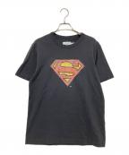 COACH×supermanコーチ×スーパーマン）の古着「プリントTシャツ」｜グレー