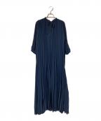 L'Orロル）の古着「Youryu Pleats Dress」｜ネイビー