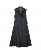 L'Orロル）の古着「Sleeveless Coat Dress」｜ブラック