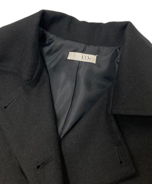 L'Or（ロル）L'Or (ロル) Sleeveless Coat Dress ブラック サイズ:Fの古着・服飾アイテム