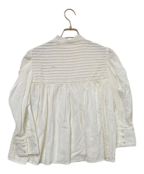 L'AUBE BLANC（ローブ ブラン）L'AUBE BLANC (ローブ ブラン) シャツブラウス ホワイト サイズ:Fの古着・服飾アイテム