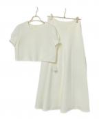 L'AUBE BLANCローブ ブラン）の古着「セットアップ」｜ホワイト