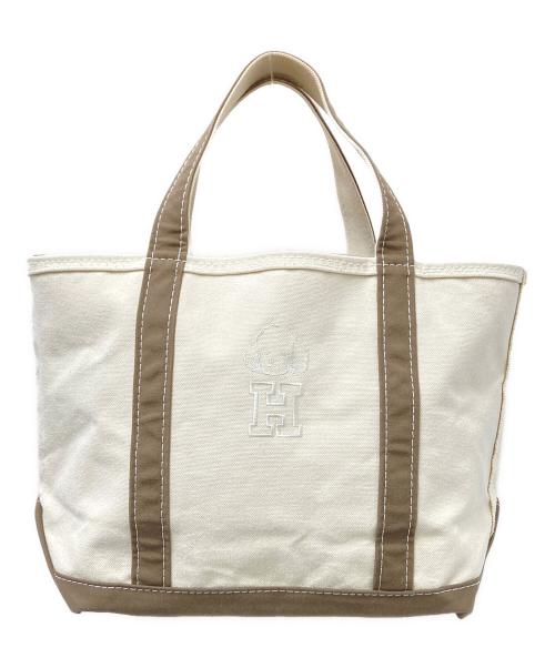 L.L.Bean（エルエルビーン）L.L.Bean (エルエルビーン) キャンバストートバッグ アイボリー×ブラウン サイズ:下記参照の古着・服飾アイテム