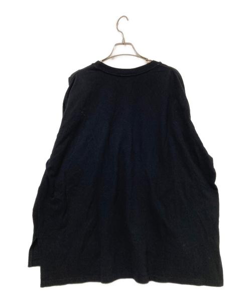 gomme HOMME（ゴム オム）gomme HOMME (ゴム オム) ロングスリーブカットソー ブラック サイズ:Mの古着・服飾アイテム