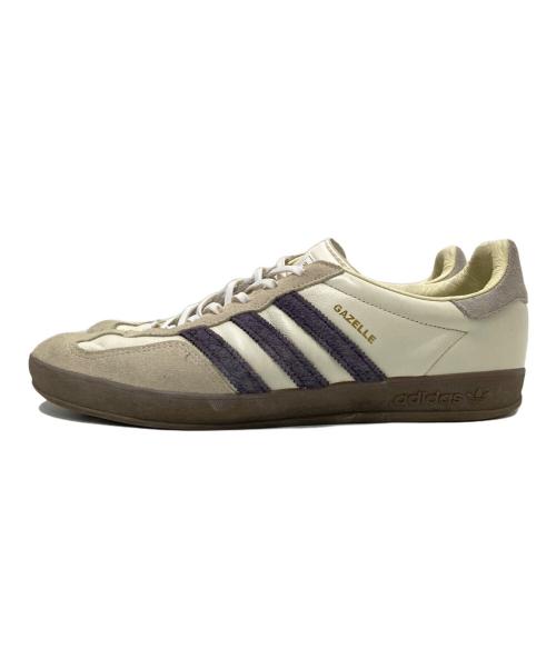 adidas（アディダス）adidas (アディダス) emmi (エミ) GAZELLE INDOOR ベージュ×ブラウン サイズ:28.5cmの古着・服飾アイテム