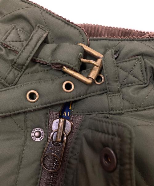 POLO RALPH LAUREN（ポロ・ラルフローレン）POLO RALPH LAUREN (ポロ・ラルフローレン) キルティングジャケット オリーブ サイズ:XSの古着・服飾アイテム