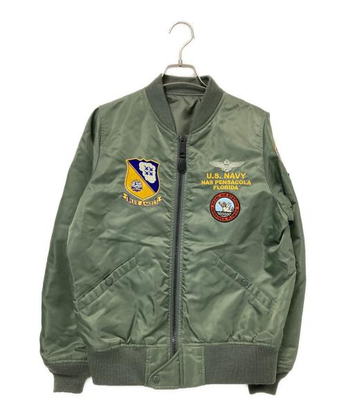 AVIREX（アヴィレックス）AVIREX (アヴィレックス) L-2 BLUE ANGLES グリーン サイズ:下記参照の古着・服飾アイテム