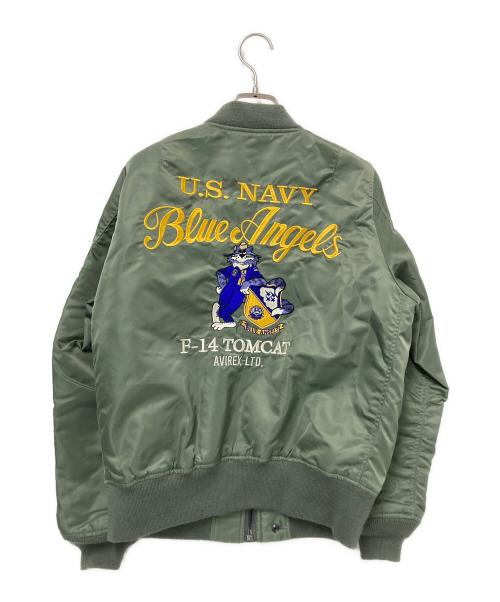 AVIREX（アヴィレックス）AVIREX (アヴィレックス) L-2 BLUE ANGLES グリーン サイズ:下記参照の古着・服飾アイテム