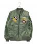 AVIREX（アヴィレックス）の古着「L-2 BLUE ANGLES」｜グリーン