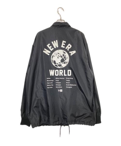 New Era（ニューエラ）New Era (ニューエラ) コーチジャケット ブラック×ホワイト サイズ:XXLの古着・服飾アイテム