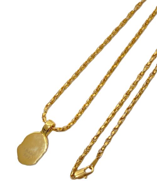 A BATHING APE（ア ベイシング エイプ）A BATHING APE (ア ベイシング エイプ) ラインストーンネックレス サイズ:下記参照の古着・服飾アイテム