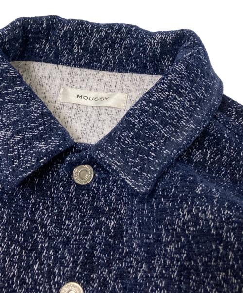 moussy（マウジー）moussy (マウジー) SHORT TWEEDY ジャケット ブルー サイズ:FREE/0の古着・服飾アイテム