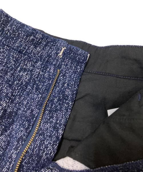 moussy（マウジー）moussy (マウジー) SHORT TWEEDY ジャケット ブルー サイズ:FREE/0の古着・服飾アイテム