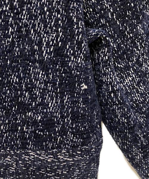 moussy（マウジー）moussy (マウジー) SHORT TWEEDY ジャケット ブルー サイズ:FREE/0の古着・服飾アイテム