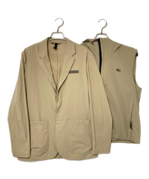 LACOSTE（ラコステ）LACOSTE (ラコステ) 3in1 テックジャケット ベージュ サイズ:52の古着・服飾アイテム