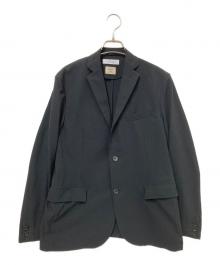 BEAUTY&YOUTH（ビューティーアンドユース）の古着「”TORAY” ドライ シアサッカー 2B ジャケット」｜ブラック