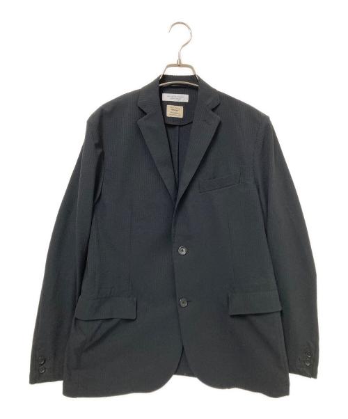 BEAUTY&YOUTH（ビューティーアンドユース）BEAUTY&YOUTH (ビューティーアンドユース) ”TORAY” ドライ シアサッカー 2B ジャケット ブラック サイズ: Lの古着・服飾アイテム