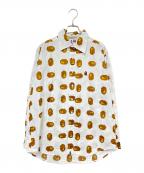 A BATHING APEア ベイシング エイプ）の古着「総柄シャツ」｜ホワイト