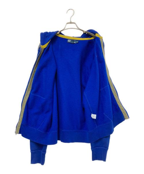 POLO RALPH LAUREN（ポロ・ラルフローレン）POLO RALPH LAUREN (ポロ・ラルフローレン) ロゴ刺繍ジップパーカー ブルー サイズ: Lの古着・服飾アイテム