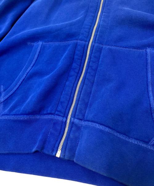 POLO RALPH LAUREN（ポロ・ラルフローレン）POLO RALPH LAUREN (ポロ・ラルフローレン) ロゴ刺繍ジップパーカー ブルー サイズ: Lの古着・服飾アイテム