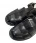 中古・古着 PARABOOT (パラブーツ) レザーグルカサンダル ブラック サイズ:3 1/2：30000円