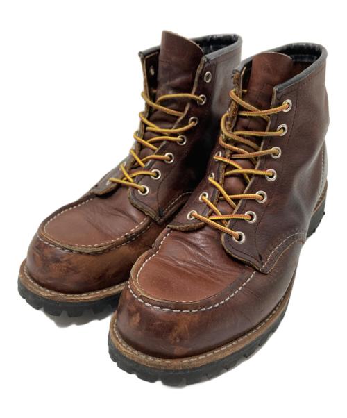 RED WING（レッドウィング）RED WING (レッドウィング) ラフネック 6インチモックトゥブーツRoughneck ブラウン サイズ:26.5㎝の古着・服飾アイテム